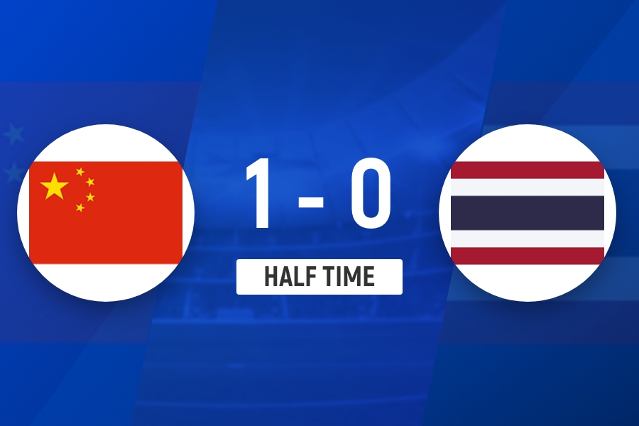 半场-U23国足1-0泰国 彭啸造乌龙毛伟杰大单刀失良机 半场-U23国足1-0泰国 彭啸造乌龙毛伟杰大单刀失良机